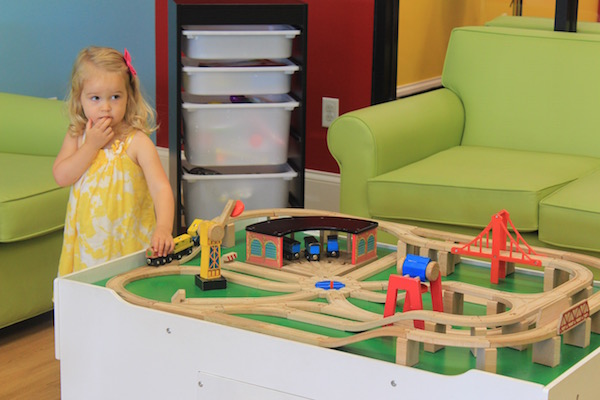 pigtails and crewcuts train table