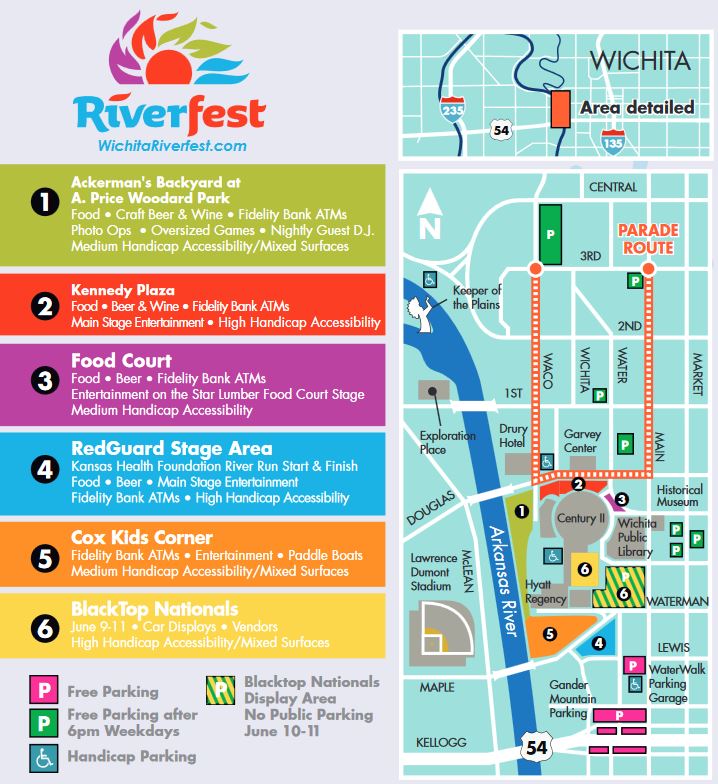 Riverfest Map 2016
