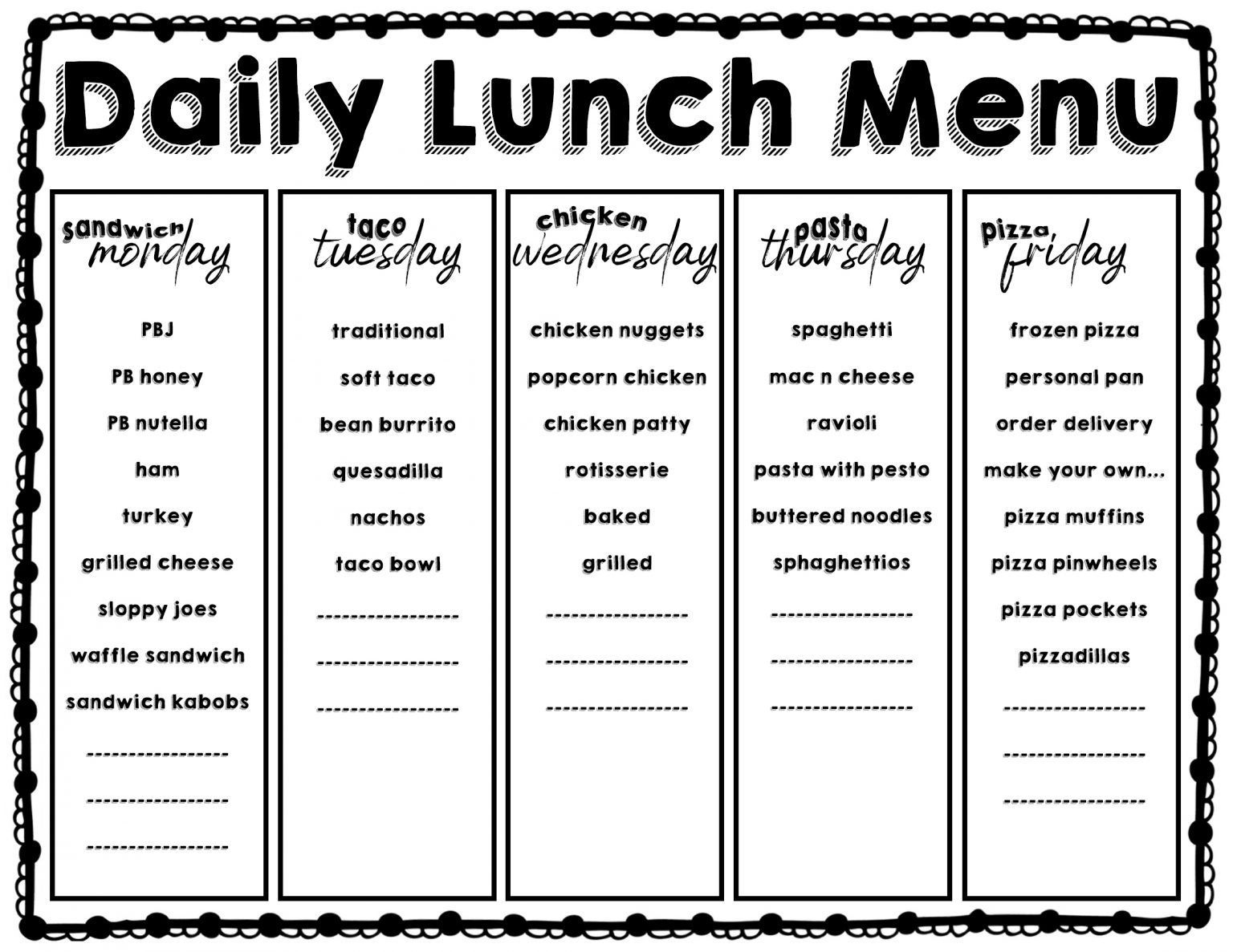 free-printable-lunch-menu-template-gambaran