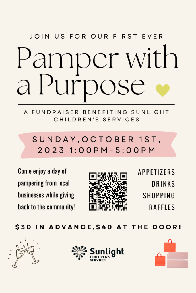 Pamper with a Purpose Event to Benefit Sunlight Children's Services ...