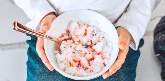 How to make Snow Ice Cream